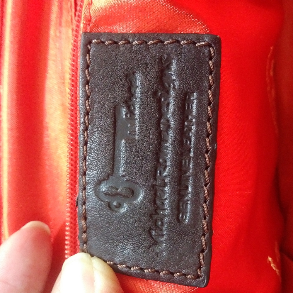 Michael Rome Italian Leather Handbag - Picture 7 of 15